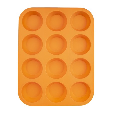 Mold for baking muffins ORION 32,5x25x3cm Orange