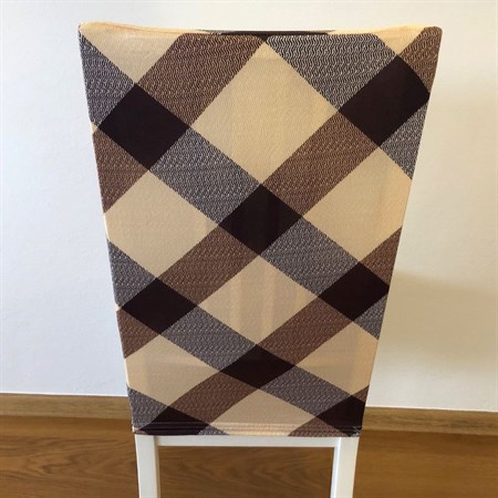 Chair cover 4L brown pattern