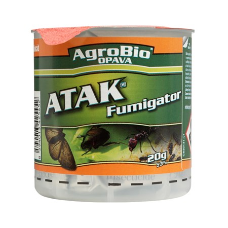 Přípravek proti hmyzu a roztočům AGROBIO Atak Fumigator 20g