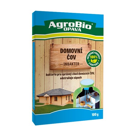 Prípravok k rozkladu organických nečistôt v domových odpadoch AgroBio Inbakter ČOV 100g
