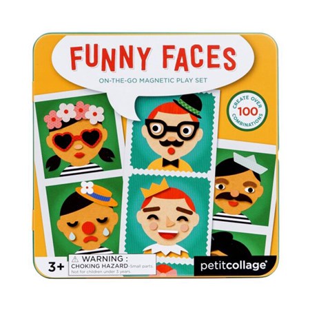 Children's magnetic puzzle PETITCOLLAGE Happy faces