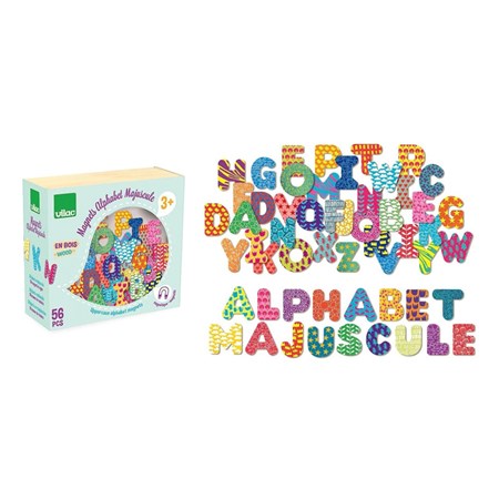 Children's magnets VILAC Alphabet 56pcs