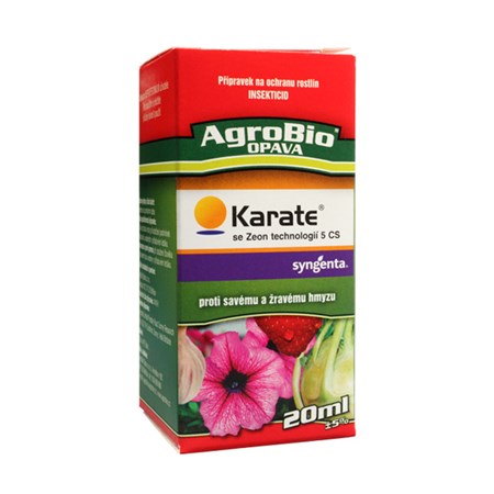Prípravok proti hmyzu AgroBio Karate sa Zeon technológiou 5 SK 20 ml