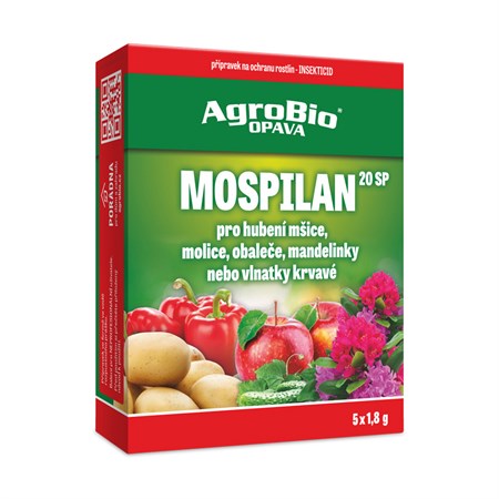 Preparation against aphids and moths AgroBio Mospilan 20 SP 5x1.8g