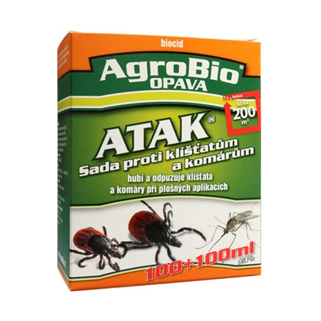 Set against ticks and mosquitoes AgroBio Atak 200 ml