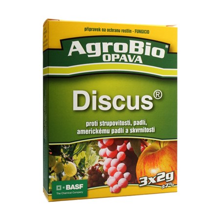 Prípravok proti chrastavitosti, múčnatke a škvrnitosti AgroBio Discus 3x2g