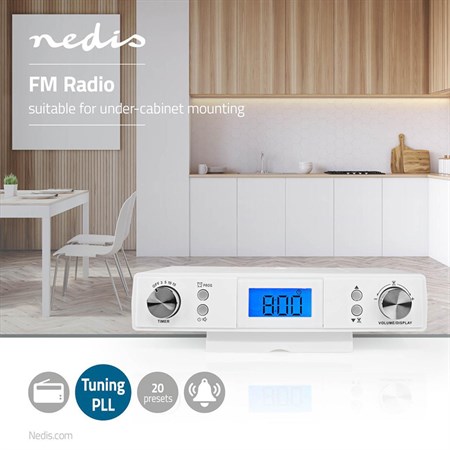 Radio NEDIS RDFM4010WT