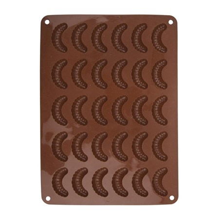 Mold for baking rolls ORION 34,5x24,5x1,2cm Brown