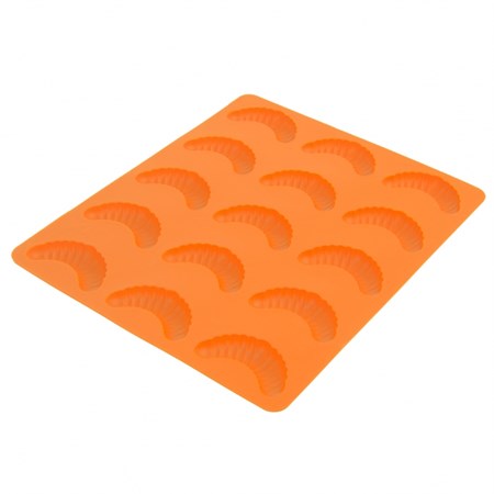 Mold for baking rolls ORION 24,5x21x1,2cm Orange