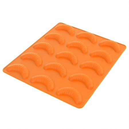 Mold for baking rolls ORION 24,5x21x1,2cm Orange