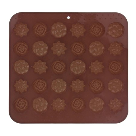 Chocolate mold ORION 21x20.5x1.5cm Brown