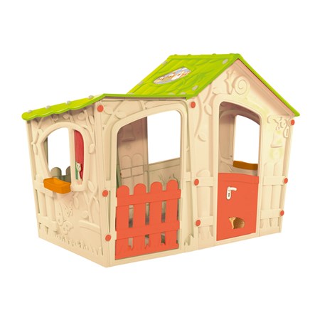 Children's playhouse KETER Magic Villa House Beige/Light Green