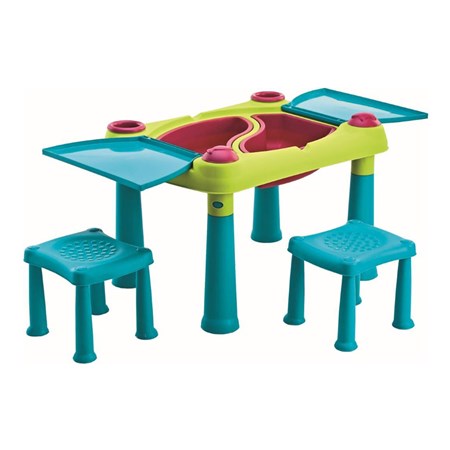 Dětský stolek KETER Creative Play Table set Turquoise/Green