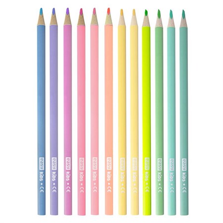 Crayons EASY Pastel triangular 12pcs