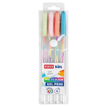 Gel pen EASY Multicolour 4pcs