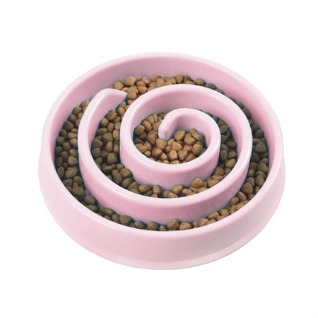 Bowl for dogs 4L PINK for slow feeding