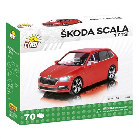 Stavebnice COBI 24582 Škoda Scala 1.0 TSI, 1:35, 70 k