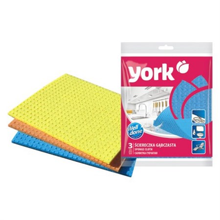 Sponge cloth YORK Y024010 3pcs