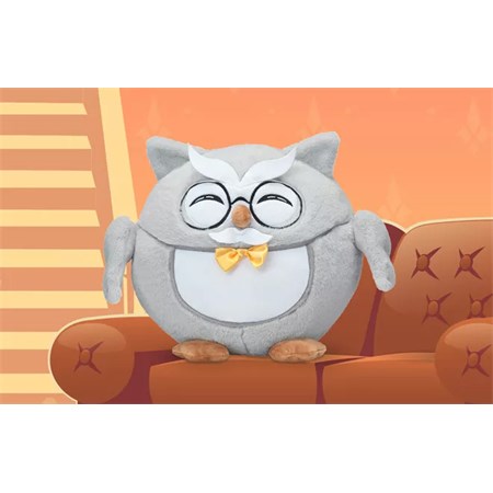 Owl DORMEO EMOTION OWL FAMILY GRANDPA gray 3in1
