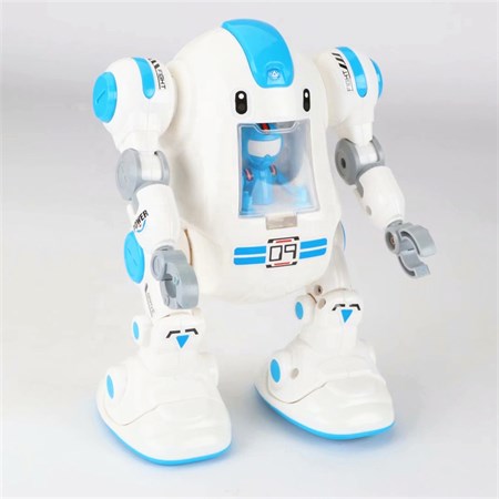 Walking robot with electric drive