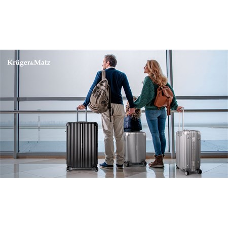 Travel suitcase KRUGER & MATZ Silver 54l