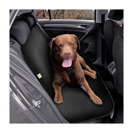 Protective pad under the car seat JUNIOR DUO Artificial Leather SIXTOL black
