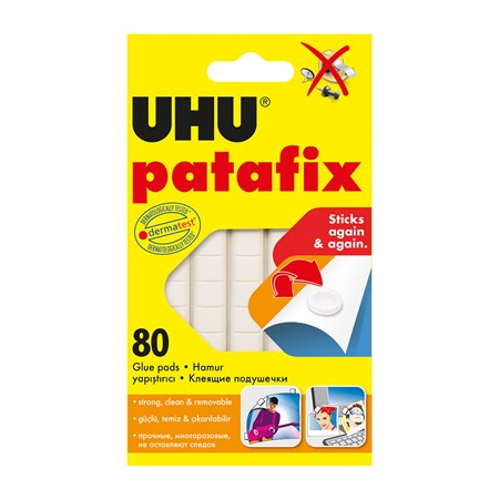 Adhesive rubber UHU PATAFIX white