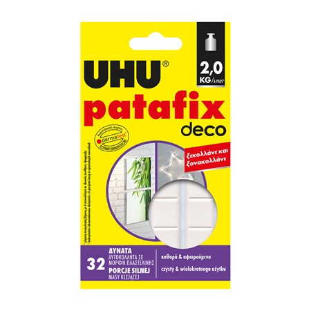 Adhesive rubber UHU PATAFIX Homedeco white