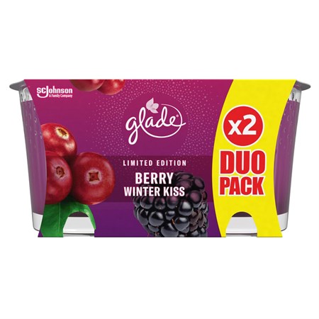 GLADE Sviečka Berry Winter Kiss 2 x 129g