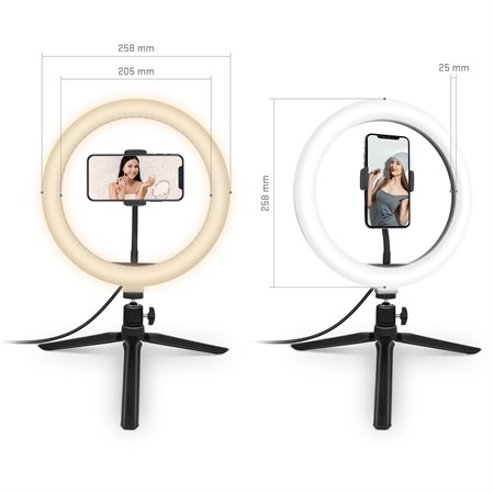 Selfie holder with tripod YENKEE YSM 710 Ring