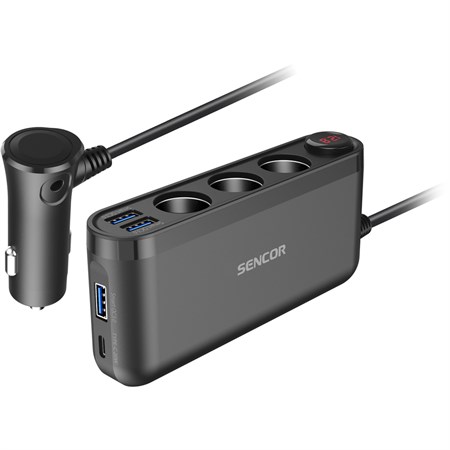 USB charging station SENCOR SCH 470 for car