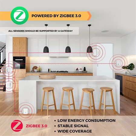 Smart detektor na dvere/okno NOUS E3 ZigBee Tuya