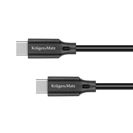 Kabel KRUGER & MATZ KM1260 Basic USB/USB-C 1m Black
