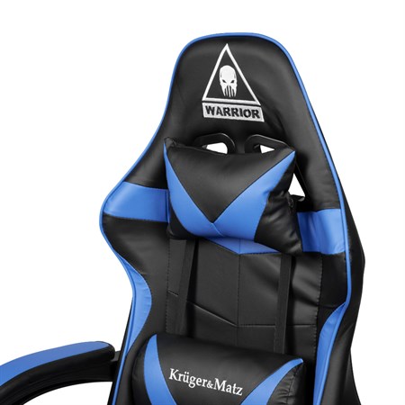 Gaming chair KRUGER & MATZ GX-150 Warrior black-blue