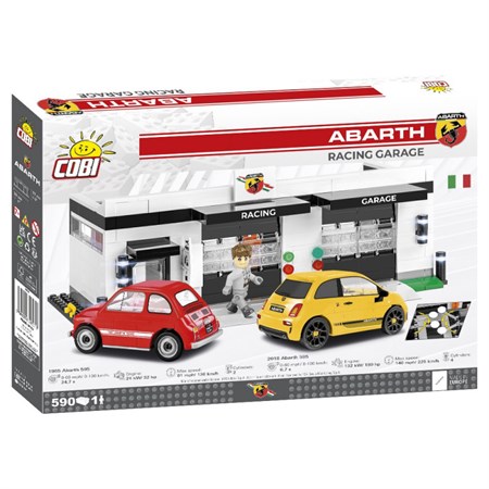 Kit COBI 24501 Abarth Racing Garage, 590 k, 1 f