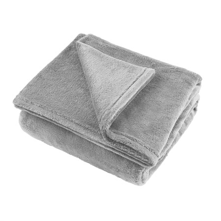 Blanket TEESA TSA8902-1 Grey 200x220cm
