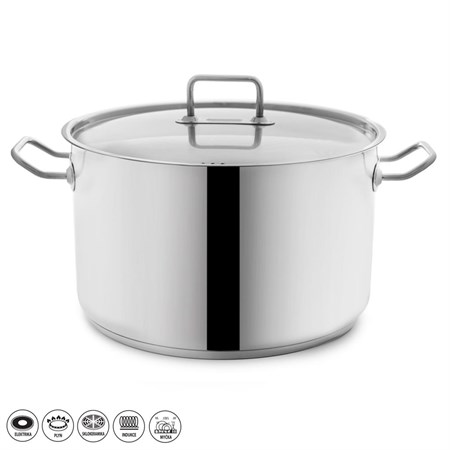 Casserole with lid ORION Stock 21,5l