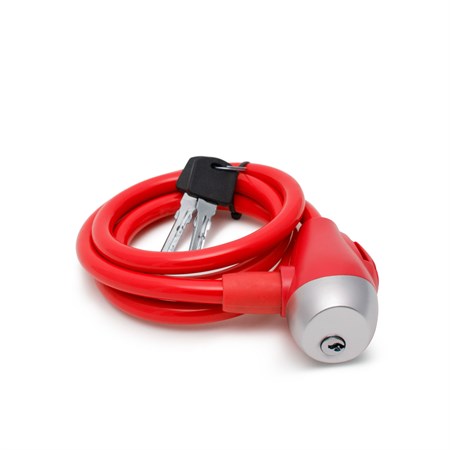 Bicycle lock WHEEL ZONE 57077RD red