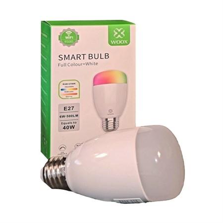 Smart LED žiarovka E27 6W RGBW WOOX R5085 WiFi Tuya