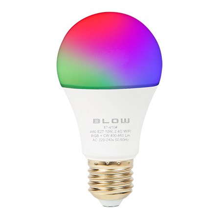 Smart LED žárovka E27 10W RGBW BLOW WiFi Tuya