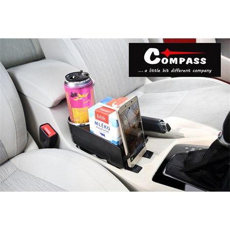 Držák do auta COMPASS 06271 Select pro upevnění do držáku nápojů