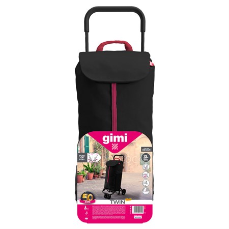 Shopping cart GIMI Twin Black 52l 169324