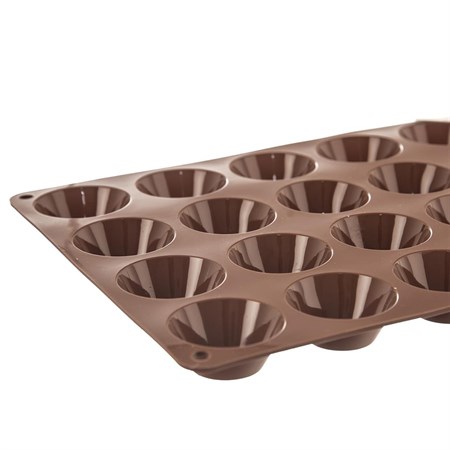 Mold for baking muffins ORION 29x23,5x2cm Brown