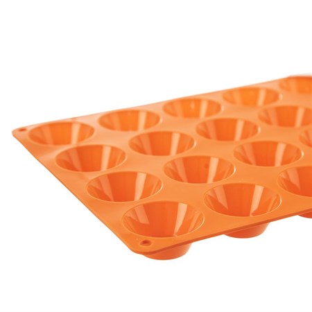 Mold for baking muffins ORION 29x23,5x2cm Orange