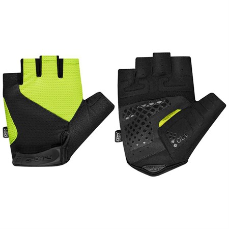 Cycling gloves SPOKEY EXPERT men's yellow-black size XL