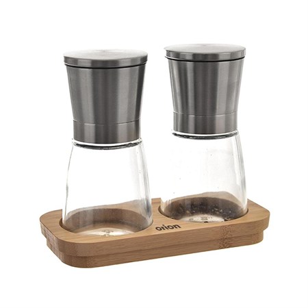 Set of spice grinders with tray ORION 13,6cm