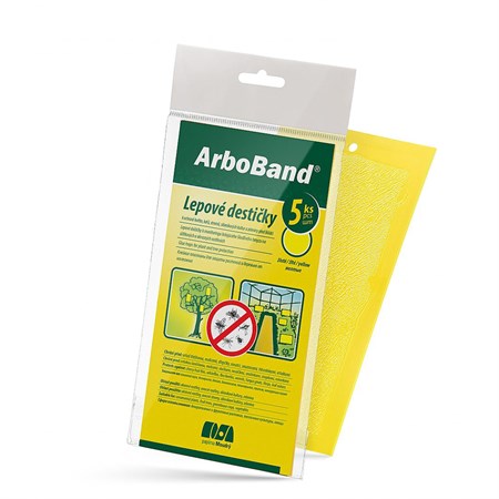 Lepové desky ArboBand žluté 5ks