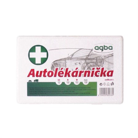 Car first aid kit AGBA 182/2011 plastic