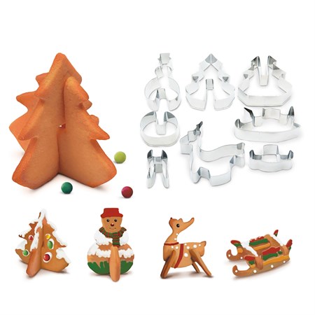 Set of cutters FAMILY 55990B 3D Christmas