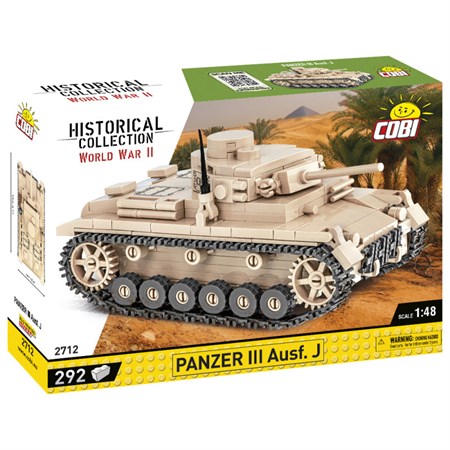 Kit COBI 2712 II WW Panzer III Ausf J, 1:48, 292 k